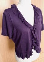 Debbenhams vest/bolero maat 44, Kleding | Dames, Ophalen of Verzenden, Zo goed als nieuw, Maat 42/44 (L), Paars