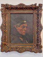 Schilderij portret oude man gesigneerd, Antiek en Kunst, Kunst | Schilderijen | Klassiek, Ophalen of Verzenden