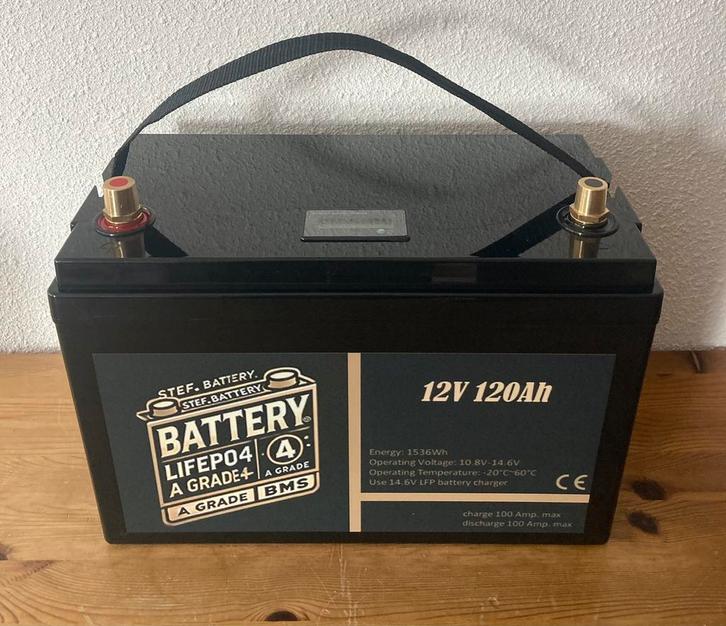 Nieuw Lifepo4 accu 12 volt 120Ah A Garde optie met Bluetooth, Auto-onderdelen, Accu's en Toebehoren, Nieuw, Ophalen of Verzenden