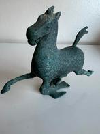 Vintage Replica China Gansu Vliegend Paard Brons-Metaal  80s, Antiek en Kunst, Ophalen of Verzenden