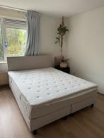 Boxspring/bed/matras/top matras 160x200 - Zo Goed Als Nieuw!, Huis en Inrichting, Ophalen, Beige, Tweepersoons, Zo goed als nieuw