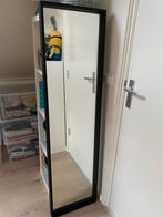 Zwarte IKEA spiegel 40x150cm, Huis en Inrichting, Woonaccessoires | Spiegels, Ophalen, Minder dan 50 cm, 100 tot 150 cm, Zo goed als nieuw