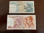 Belgie 20 en 50 Francs. Bankbiljetten, Postzegels en Munten, Bankbiljetten | België, Setje, Ophalen of Verzenden