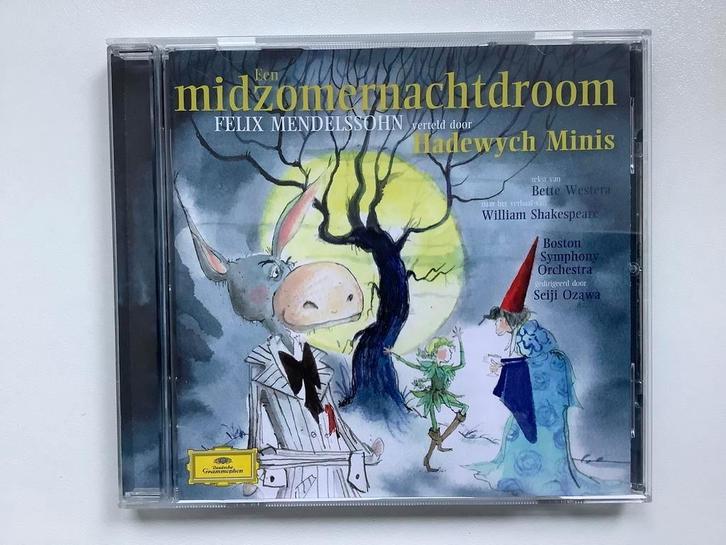 Midzomernachtdroom - Felix Mendelssohn, Cd's en Dvd's, Cd's | Klassiek, Zo goed als nieuw, Romantiek, Met libretto, Ophalen