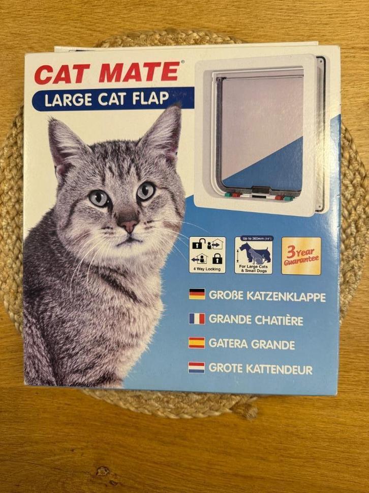 Cat mate Kattenluik Large, Dieren en Toebehoren, Katten-accessoires, Nieuw, Ophalen