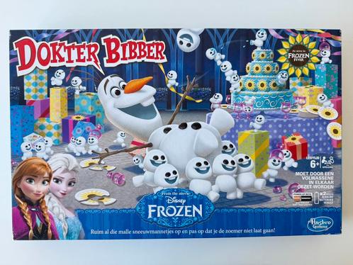 Spel Dokter Bibber / sneeuwpop Olaf / Frozen Fever / Hasbro, Hobby en Vrije tijd, Gezelschapsspellen | Overige, Zo goed als nieuw