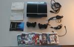Playstation 3 - Phat - 80 GB + controllers en spellen, Spelcomputers en Games, Spelcomputers | Sony PlayStation 3, Ophalen, Met games