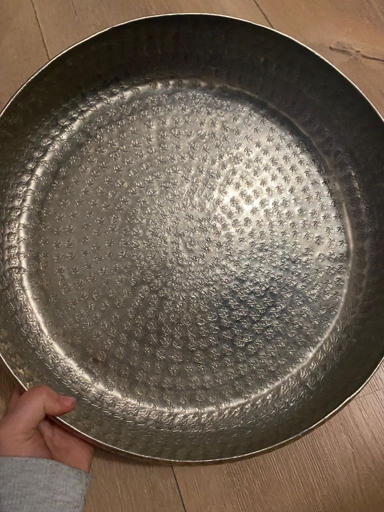 Xenos kaarsenhouder, Huis en Inrichting, Woonaccessoires | Dienbladen, Ophalen of Verzenden, Zo goed als nieuw, Rond, Hout