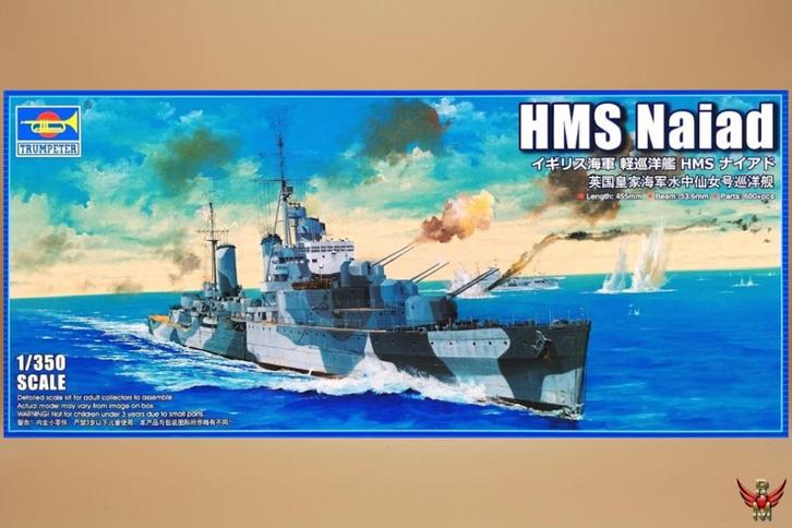 ROWASP | Trumpeter 1/350 HMS Naiad, Hobby en Vrije tijd, Modelbouw | Boten en Schepen, Nieuw, 1:200 of kleiner, Overige merken