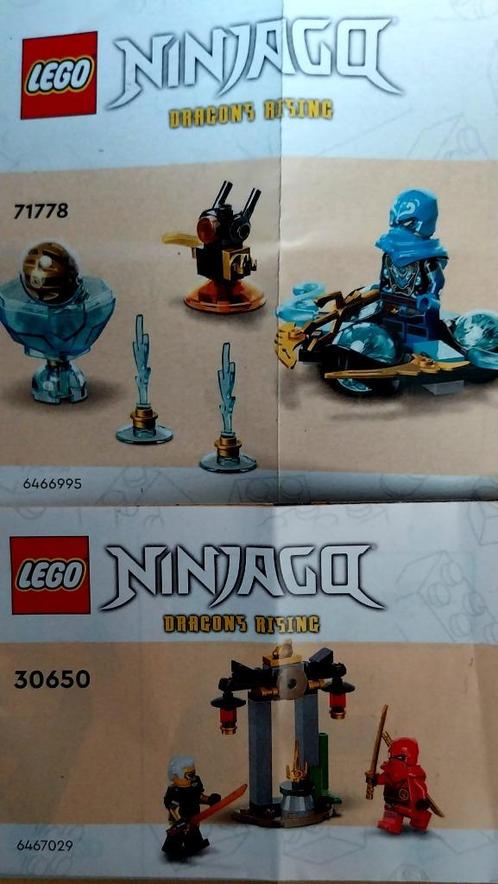 LEGO 71778 + 30650 – Waterdraak EVO + Duel Kai/Rapton, Kinderen en Baby's, Speelgoed | Duplo en Lego, Zo goed als nieuw, Lego