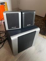 Philips Speakerset, Philips, Gebruikt, Ophalen of Verzenden, Minder dan 60 watt