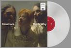 Vinyl LP Paramore This Is Why CLEAR Vinyl NIEUW, Ophalen of Verzenden, 2000 tot heden, Nieuw in verpakking, 12 inch