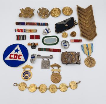 US & Duits WWI - WWII Militaria Lotje beschikbaar voor biedingen