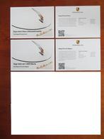 Porsche Classic: 2 kaarten Porsche embleem, Ophalen of Verzenden, Nieuw, Porsche