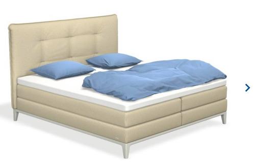 Auping Criade Boxspring Beige 200x210 cm, Huis en Inrichting, Slaapkamer | Bedden, Gebruikt, Tweepersoons, Overige maten, 210 cm