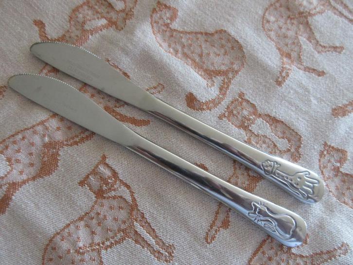 Ernesto Kindermesjes, Huis en Inrichting, Keuken | Bestek, Gebruikt, Rvs of Chroom, Vaatwasserbestendig, Ophalen of Verzenden