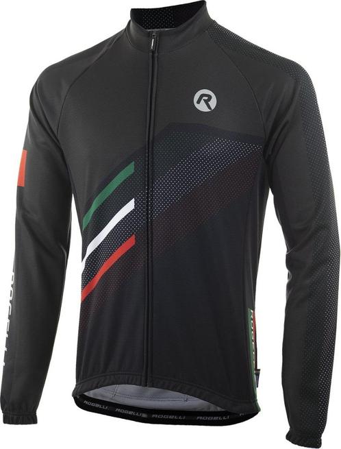 Rogelli Rogelli Team 2.0 - Fietsshirt maat 2XL zwart, Fietsen en Brommers, Fietsaccessoires | Fietskleding, Nieuw, Heren, Bovenkleding