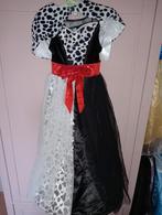 Cruella jurk Disneyland disney villains, Meisje, 104 of kleiner, Zo goed als nieuw, Ophalen