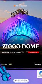 5x tickets THE STREAMERS zitplaatsen 1e rang., Drie personen of meer