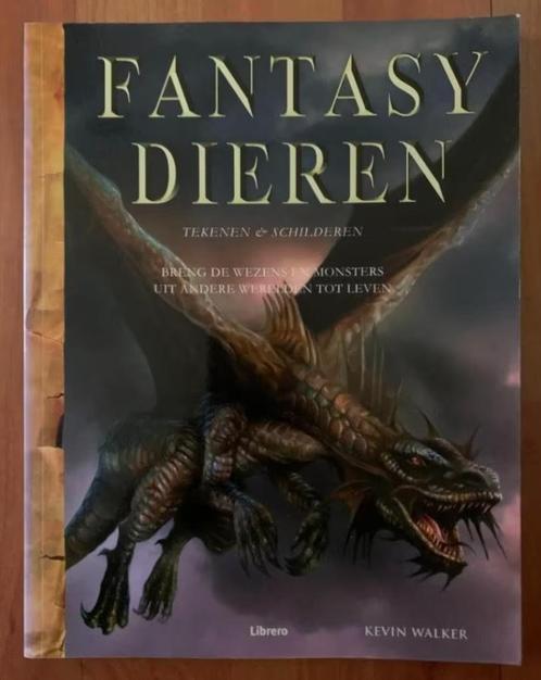 Fantasy dieren tekenen & schilderen; Kevin Walker; wezens, Boeken, Hobby en Vrije tijd, Zo goed als nieuw, Tekenen en Schilderen