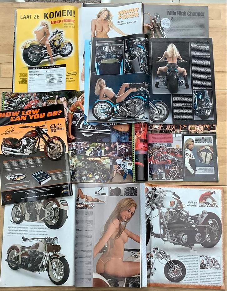 Easyriders Tijdschriften - Harley, Custom, V-rod, Boeken, Auto's | Folders en Tijdschriften, Gelezen, Algemeen, Ophalen of Verzenden