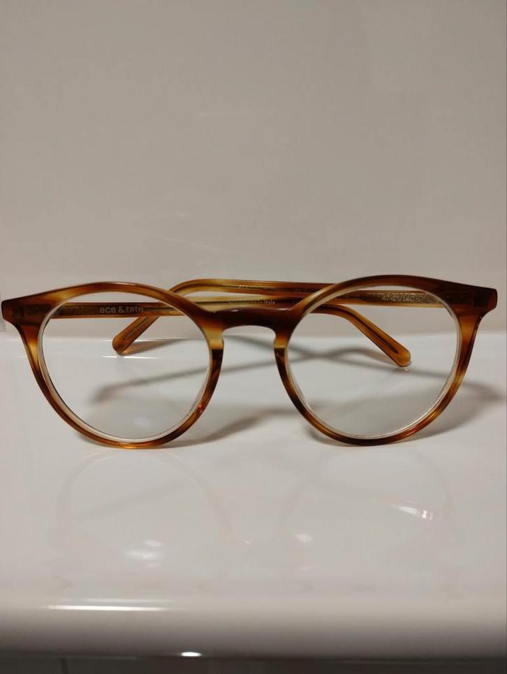 Ace & Tate Easton sugar Man small bril kleur caramel havana, Sieraden, Tassen en Uiterlijk, Zonnebrillen en Brillen | Heren, Ophalen of Verzenden