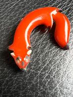 Vintage Vossenbroche Lucite - Frankrijk, Overige materialen, 4 tot 7 cm, Gebruikt, Bruin