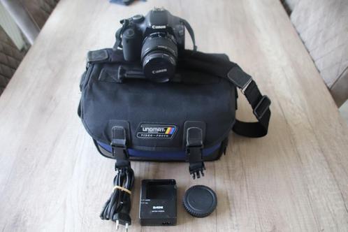 Mooie Canon 550D met canon 18-55 lens met autofocus en tas, Audio, Tv en Foto, Fotocamera's Digitaal, Gebruikt, Spiegelreflex