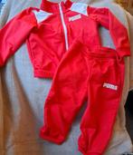 Puma setje knalrood en als nieuw trainingspakje 74 nr 47939, Jongetje of Meisje, ., Puma, Ophalen of Verzenden