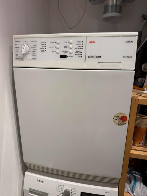 AEG Lavatherm Carat wasdroger, Witgoed en Apparatuur, Wasdrogers, Gebruikt, Condens, Voorlader, 6 tot 8 kg, Minder dan 85 cm, Anti-kreukfase