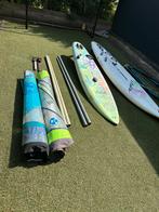 Windsurf set 2 planken & zeilen, Watersport en Boten, Windsurfen, Ophalen, 300 cm of meer, Zeil, 5 tot 7 m²