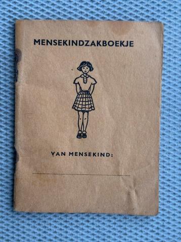 Vintage Mensekindzakboekje Nederlands Padvindstersgilde 1960 beschikbaar voor biedingen
