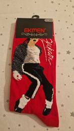 Rode Michael Jackson Sokken - Maat 41-45, Ophalen of Verzenden