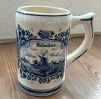 Delfts blauwe bierpul Heineken porselein, Ophalen of Verzenden, Zo goed als nieuw, Pul(len), Heineken