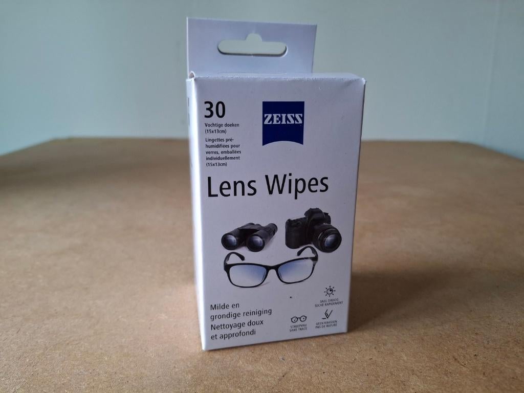 Zeiss lens wipes brillendoekjes 6 dozen, Verzenden, Nieuw, Overige merken