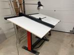 Bieffe Zucor Tekentafel met Lamp, Ophalen of Verzenden, Gebruikt, 130 tot 150 cm, Verlichting