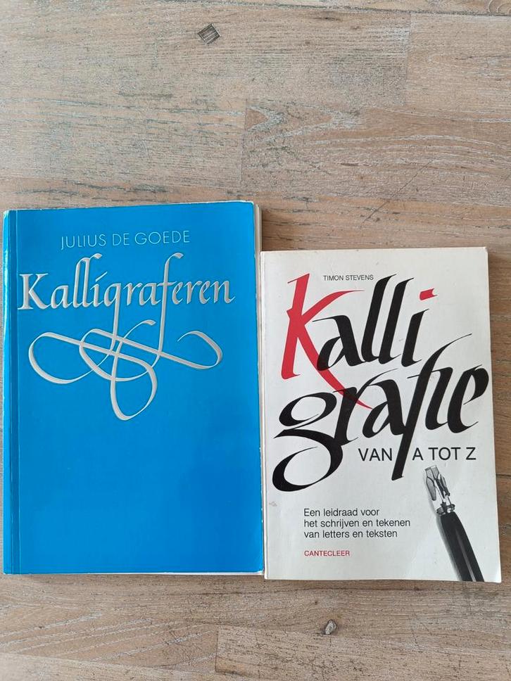 Kalligrafie Boeken - Julius de Goede & Timon Stevens, Boeken, Hobby en Vrije tijd, Gelezen, Tekenen en Schilderen, Ophalen of Verzenden