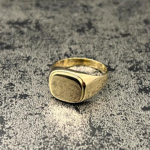 14k gouden zegel ring nieuw Italy, Sieraden, Tassen en Uiterlijk, Ringen, Ophalen of Verzenden