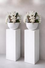 2 zuilen met plant te koop, Ophalen of Verzenden, Zo goed als nieuw