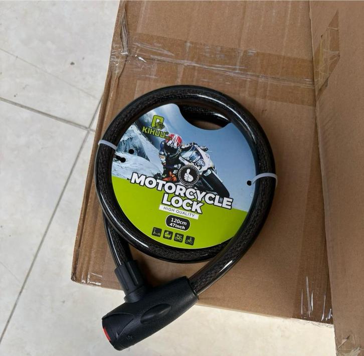 Slot met 2 sleutels – 120 cm – Nieuw, Fietsen en Brommers, Fietsaccessoires | Fietssloten, Nieuw, Kettingslot, Ophalen of Verzenden