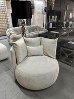 Ruime fauteuil wit/creme (showmodel), Ophalen, Zo goed als nieuw