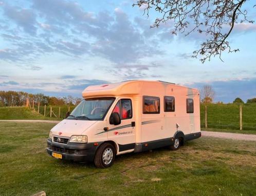 Superfijne camper 4 pers, Caravans en Kamperen, Campers, Particulier, Half-integraal, tot en met 4, Fiat, Diesel, 6 tot 7 meter