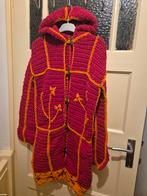 Nieuw! Houtje touwtje gehaakt hippie vest met capuchon, Ophalen of Verzenden, Nieuw, Rood