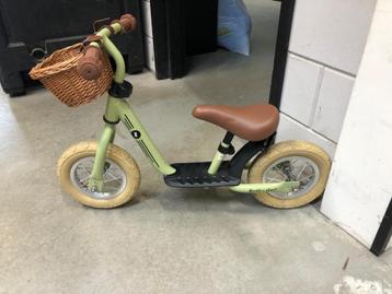  Bandits & Angels loopfiets Starter retro groen met mandje beschikbaar voor biedingen