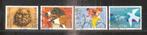 Zwitserland 1256-1259, Postzegels en Munten, Postzegels | Europa | Zwitserland, Ophalen of Verzenden, Gestempeld