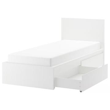 IKEA Malm Bed 90x200 met Lades & Lattenbodem - afbeelding 1