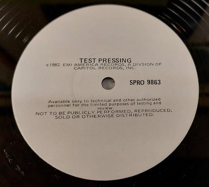 J.Geils band VINYL PROMO 12" I do Live 1982 Test Pressing, Cd's en Dvd's, Vinyl | Rock, Zo goed als nieuw, Poprock, 12 inch, Verzenden