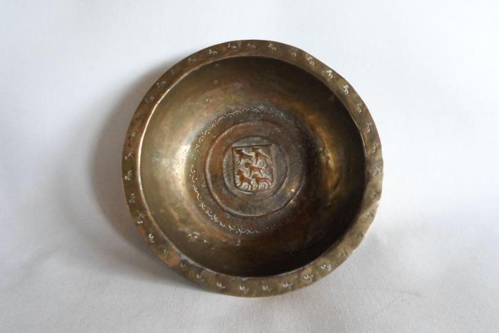 Neurenberg Schaal 5 Leeuwen Antiek, Antiek en Kunst, Antiek | Schalen, Ophalen of Verzenden