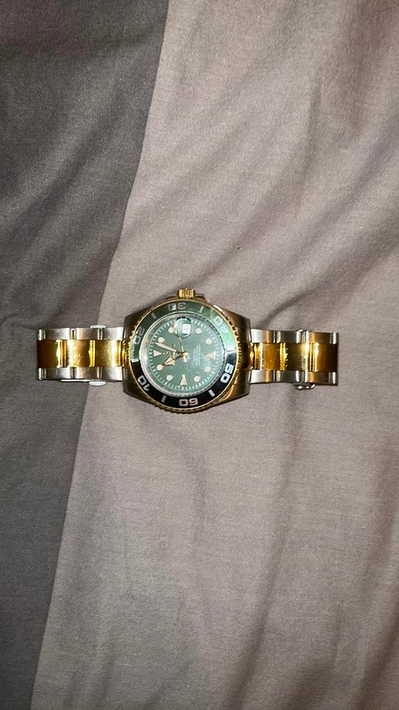 Horloge, Sieraden, Tassen en Uiterlijk, Horloges | Heren, Overige merken, Staal, Polshorloge, Ophalen of Verzenden