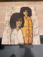 Jef Wauters 'Deux Filles' Litho Gesigneerd 30x30cm Art Kunst, Ophalen of Verzenden
